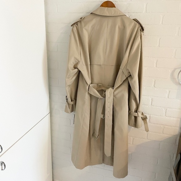 NWT Vintage Eaton Trenchcoat Dead stock Men/Unisex Cream Utility Military 44S - Picture 16 of 16